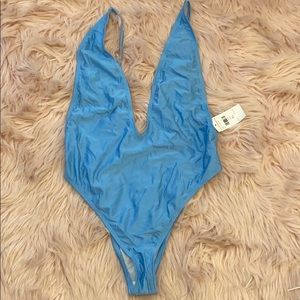 Fashion nova blue swimsuit